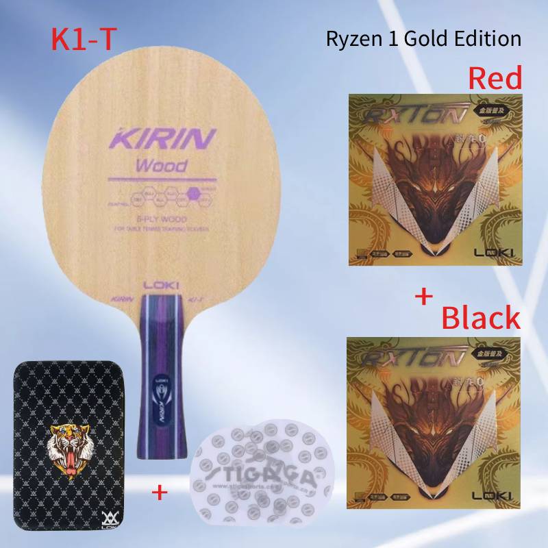 Table Tennis Loki - 썬더갓 키린 K-1T 순수 목재 탁구
