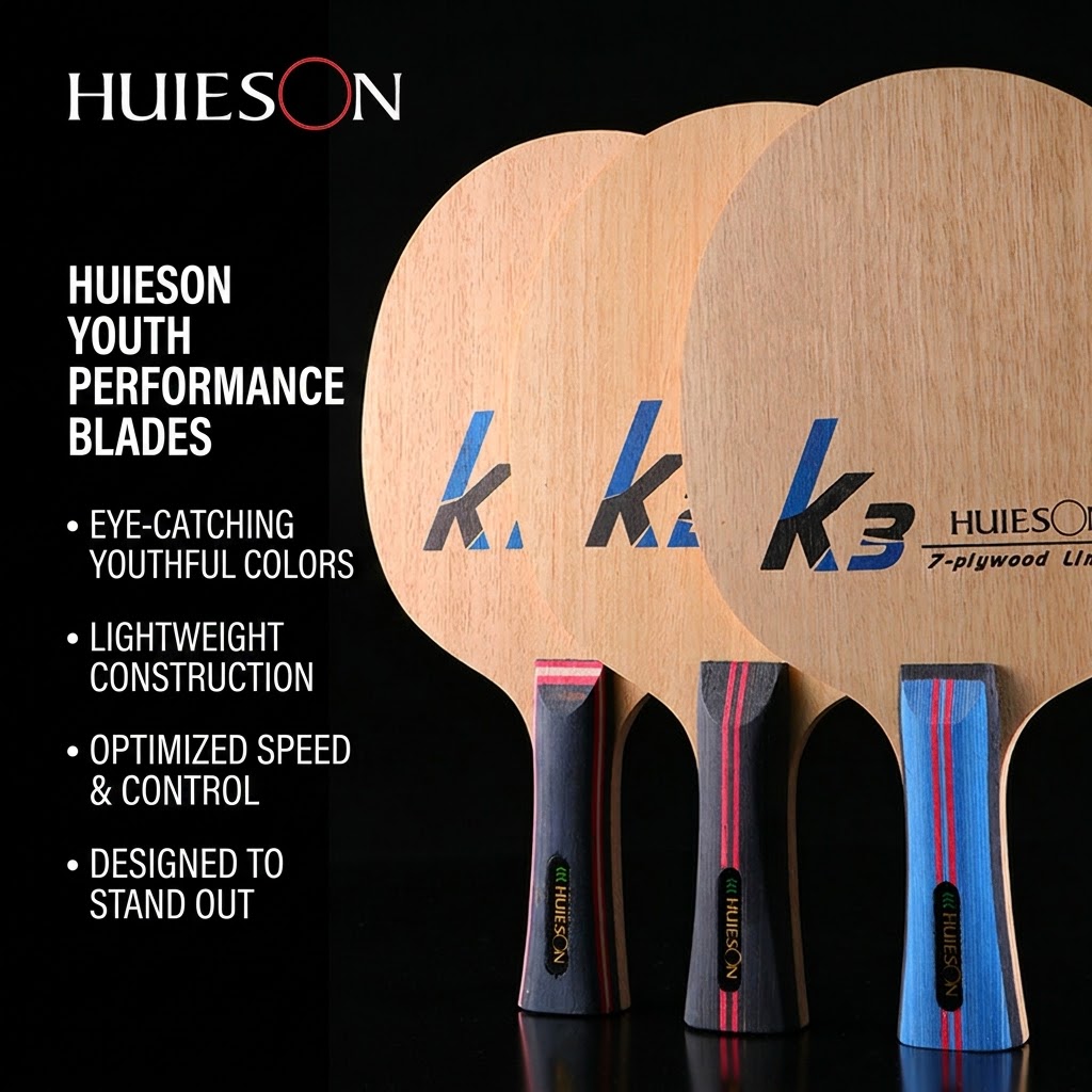 Table Tennis Racket - 탁구 라켓 베이스플레이트, 초보자용 원목 라켓