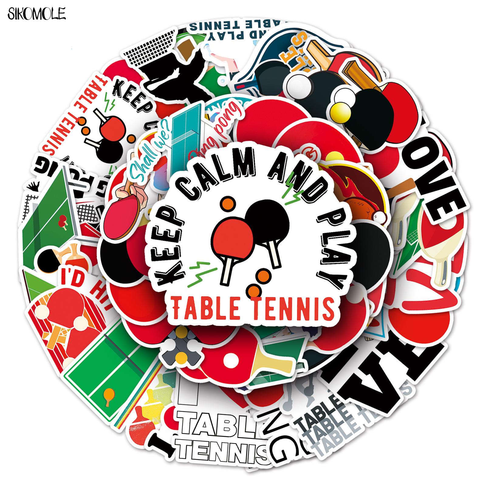 10/30/50pcs 탁구 공 스티커 DIY 어린이 선 - Table Tennis Olympics 리뷰 및 가격
